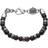 Diesel Beads Bracelet - Silver/Agate