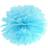 PartyDeco Pom Pom Sky Blue 25cm