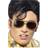 Smiffys Gold Elvis Shades