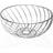 BigBuy Home Metal Chrome Salt Fruit Bowl