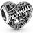 Pandora Family Heart Charm - Silver