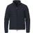 Emporio Armani Eagle Logo Patch Quilted Nylon Full-Zip Down Jacket - Navy Blue