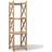 vidaXL Bamboo Book Shelf 117cm