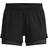 Under Armour Iso-Chill Run 2-in-1 Shorts Women - Black/Reflective