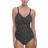 Fantasie Santa Monica Twist Front Swimsuit - Black/White