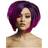 Smiffys Fever Savanna Wig Purple