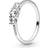 Pandora Three Clear Stones Ring - Silver/Transparent