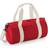 BagBase Mini Barrel Bag - Classic Red/Off White