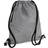 BagBase Icon Gymsac - Grey Marl/Black