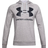 Under Armour Rival Fleece Big Logo Hoodie - Mod Gray Light Heather/Black