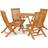 vidaXL 3059579 Patio Dining Set, 1 Table incl. 4 Chairs