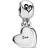 Pandora Mother & Son Heart Split Dangle Charm - Silver