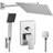 tectake Single Shower (402141) Grey