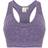 Tombo TL696 Seamless Crop Top - Purple Marl