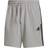 Adidas Aeroready Essentials 3-Stripes Shorts Men - Medium Grey Heather/Black