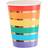 Ginger Ray Paper Cups Rainbow 8-pack