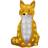 Konstsmide Acrylic Sitting Fox Christmas Lamp 40cm