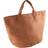 KiMood Fashion Jute Bag - Natural/Saffron