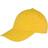 Result Unisex Core Memphis 6 Panel Baseball Cap 2-pack - Yellow