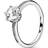 Pandora Sparkling Crown Solitaire Ring - Silver/Transparent