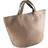 KiMood Fashion Jute Bag 2-pack - Natural/Cappuccino