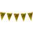 Boland Giant Gold Bunting Pennant Flags 10m Long Garden Party Birthday Decoration