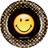 Vegaoo 8 Smiley Emoticons kartongtallrikar 23 cm