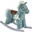 Homcom Kids Plush Rocking Horse with Realistic Noises, Blue