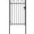 vidaXL Fence Gate Single Door with Arched Top 100x200cm