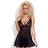 Obsessive Idillia Babydoll & Panties Black (Size XXL)