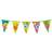 Boland Tropical Hawaiian Plastic Bunting 6m Long BBQ Summer Garden Party Decoration