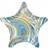 Amscan 4209901 Party Anagram Marblez Blue Star Standard Foil Balloon 19" Multicoloured