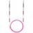 Knitpro KP42103 Knitting Pins: Circular, Pink, 100cm x 2.5mm