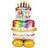 Amscan 4244911 Birthday Cake Airloonz Air-Filled Foil Balloon 53 Inch