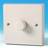 Varilight 2 way Single White Dimmer switch