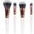 Brushworks Brushworks White & Gold Travel Makeup Brush Set