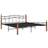 vidaXL Bed Frame Metal Solid 90cm 180x200cm