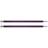 Knitpro KP47338 Zing: Knitting Pins: Single Ended: 40cm x 10.00mm, Aluminium, Multi-Colour, 10mm