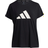 Adidas 3-Stripes Training Plus Size T-shirt Women - Black/White
