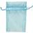 Creativ Company Organza Bags, size 7x10 cm, light blue, 10 pc/ 1 pack