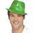 Smiffys Light Up Sequin Trilby Hat Green