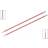 Knitpro KNIT PRO KP47263 Zing: Knitting Pins: Single Ended: 30cm x 2.50mm, 2.5mm, Red