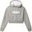 Napapijri Burgee Crop Hoodie - Grey