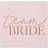 Ginger Ray Hen Party Blush Velvet Team Bride Guest Book Wedding Paper, 180g Card