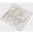 Ginger Ray Gold Foiled Oh Baby Shower Paper Party Sixteen Pack, White, Napkins 16pk