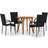 vidaXL 3071752 Patio Dining Set, 1 Table incl. 4 Chairs