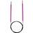 Knitpro Knit Pro KP47203 Zing: Fixed Circular Knitting Pins: 150cm x 2.50mm, 2.5mm, Red