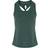 Tridri Yoga Knot Vest Women - Forest Green/Black Melange