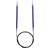 Knitpro KP47209 Zing: Fixed Circular Knitting Pins: 150cm x 4.00mm, 4mm, Blue