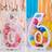 Ginger Ray Bright Balloons with Number Mosaic Stand, 6, Women